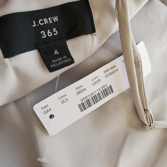 J Crew 365 midi sheath dresss fold over front dress New with tags Size 4 - Picture 7 of 11